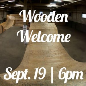 wooden welcome